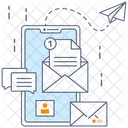 Mobile Inbox Received Message Mail Marketing Icon