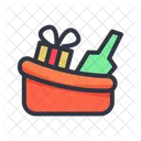 Snack Gift Basket Icon