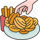 Snack Eating Food Icon
