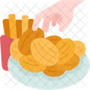 Snack Eating Food Icon