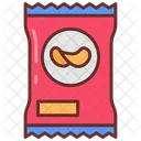 Snacks Chips Crackers Icon