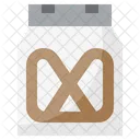 Snacks Pretzel Pack Icon