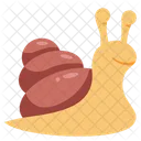 Flat Snail Icon
