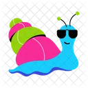 Snail Shelled Gastropod Snail Emoji アイコン