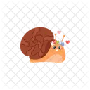 Snail Cute Wreath Icon