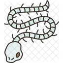 Snake Bone Skeleton Icon