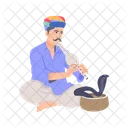 Snake Charmer Snake Handler Snake Catcher Icon