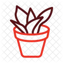 Snake Plant Nature Potted Plant Icon