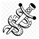 Snake Sword Dagger Serpent Icon