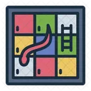 Snakes And Ladders Game Board Icon