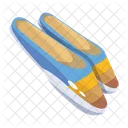 Flat Style Icon Of A Colourful Shoe Icon