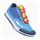 Flat Style Icon Of A Colourful Shoe Icon
