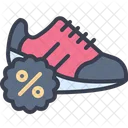 Sneakers Shoes Black Friday Icon