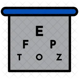 Snellen Chart  Icon