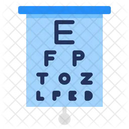 Snellen chart  Icon