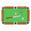 Snooker Table Snooker Billiard Icon