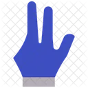 Snooker Glove Pool Glove Cue Glove Icon