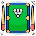 Snooker Billiard Game Cue Balls Icon