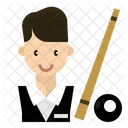Snooker Player Man Icon