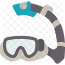 Snorkel Under Water Icon