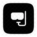 Snorkel Diving Mask Icon