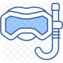 Snorkel Gear Snorkeling Diving Mask Icon