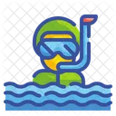 Snorkel Man  Icon