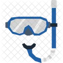 Snorkel Mask Board Game Sports Day Icône