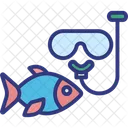 Diving Fish Mask Icon
