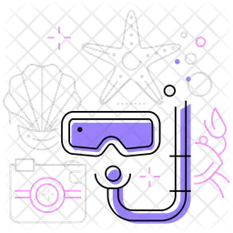 스노클링  아이콘