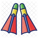 Snorkeling Fins Diving Fins Icon