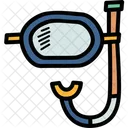 Mask Diving Sea Icon