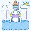 Diving Scuba Diving Underwater Diving アイコン
