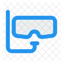 Snorkeling Diving Swimming Icon