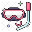 Scuba Diving Snorkeling Mask Diving Mask Icon