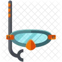 Snorkeling Mask Glass Icon