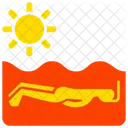Snorkling Beach Holiday Icon