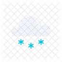 Snow Cloudy Windy Cloudy Icon