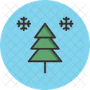 Snow Tree Xmas Icon