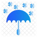 Umbrella Winter Snow Icon
