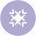 Snow Lines Snowflake Icon