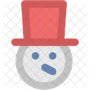 Snow Man Snowman Icon