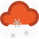 Snow Falling Cloud Icon