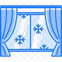 Snow Window Snowflake Icon