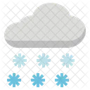 Snow Cloud Snowflake Icon