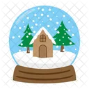 Christmas Xmas Snow Globe Icon