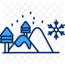 Snow Crystal Forecast Icon