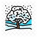 Snow Covered Tree Icon