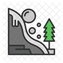 Snow Avalanche Natural Disaster Avalanche Icon