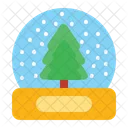 Snow Ball Santa Winter Icon